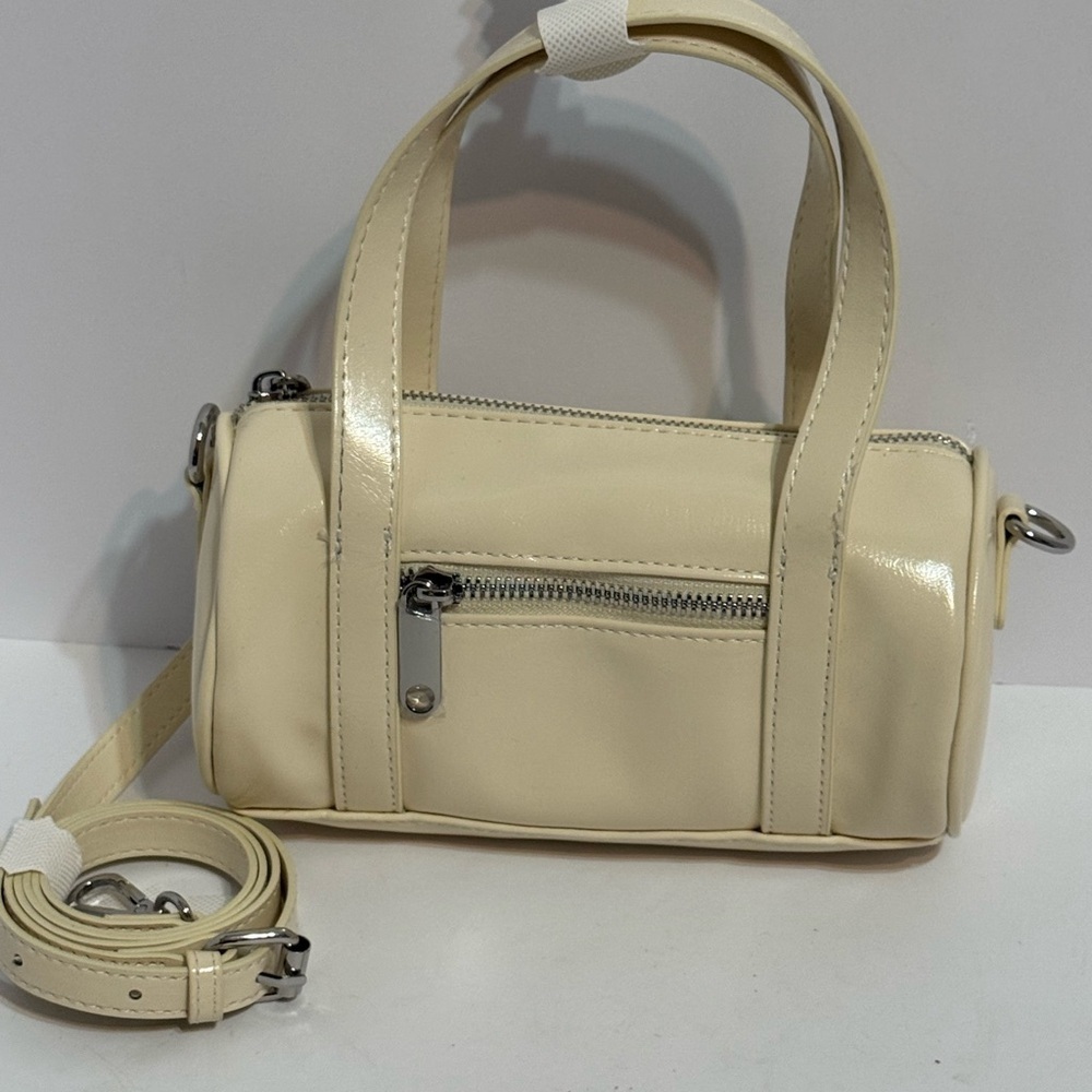 Forever 21 Cream Mini Crossbody Bag